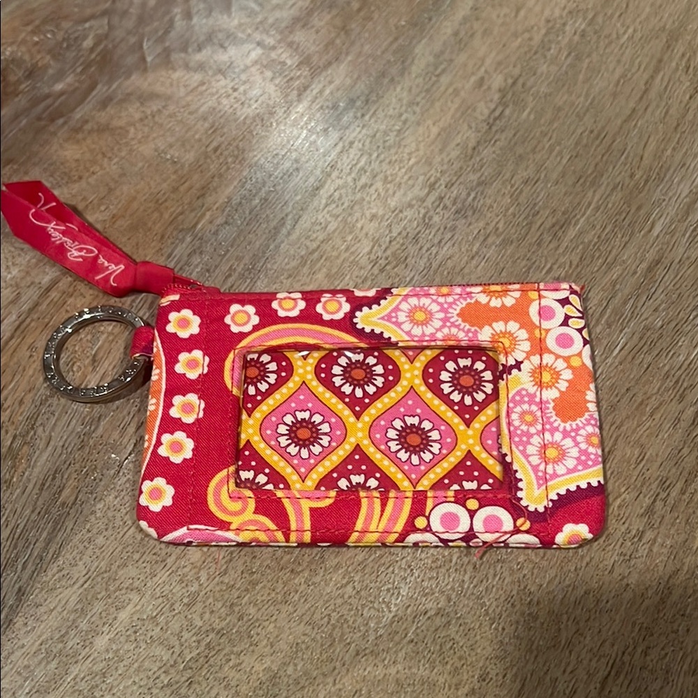 Colorful Patterned Keychain Wallet